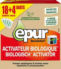 Entretien 1an fosse septique 54 sachets Epur